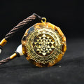 Orgonite Tiger's Eye Dual Gem Pendant