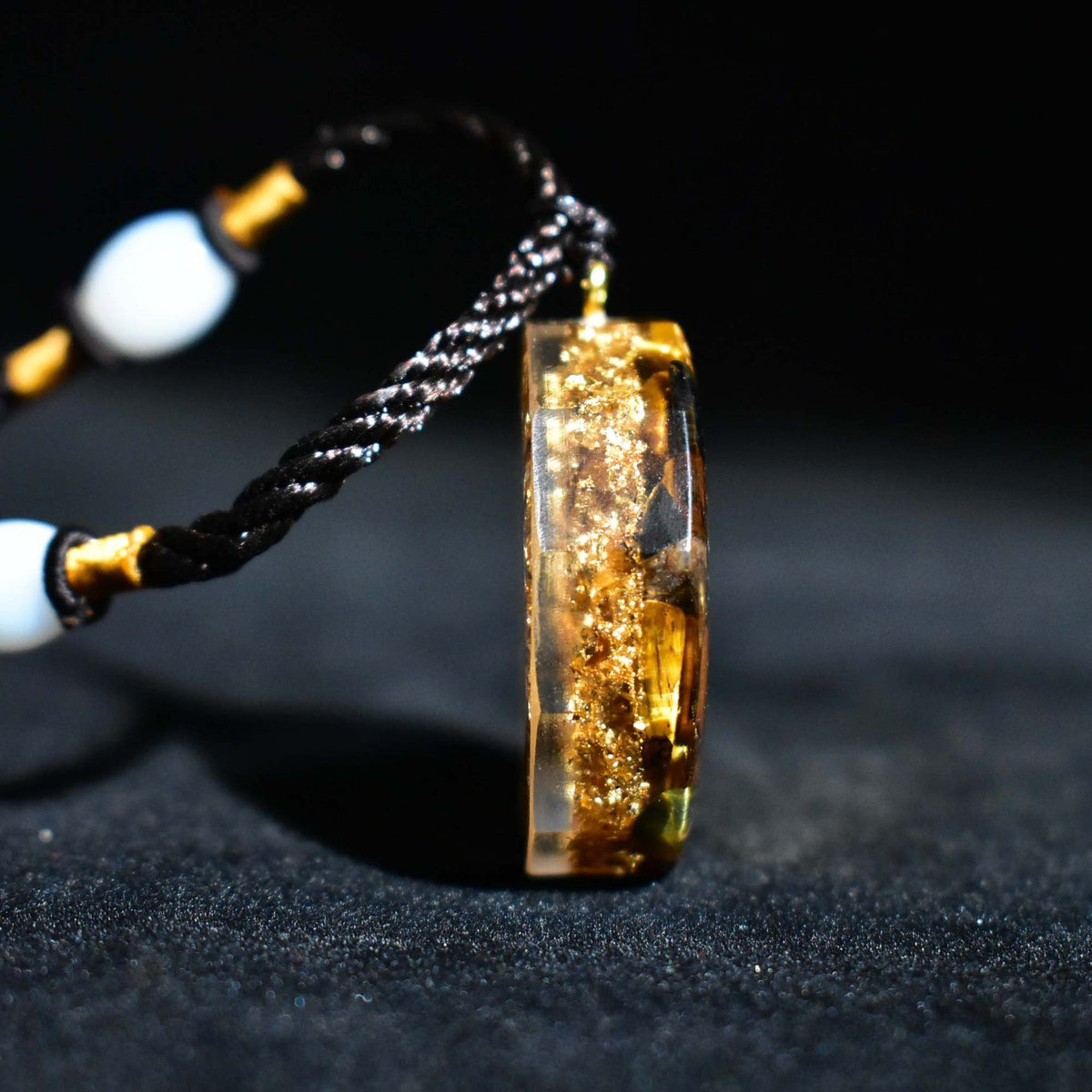 Orgonite Tiger's Eye Dual Gem Pendant